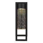 Black Seeded LED Dimmable Outdoor Hanging Light