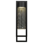 Black Seeded LED Dimmable Outdoor Hanging Light
