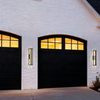 Black LED Dimmable Outdoor Hanging Light