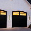 Black LED Dimmable Outdoor Hanging Light