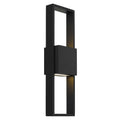 Black LED Dimmable Outdoor Hanging Light