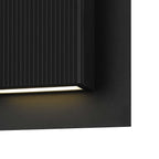 Black LED Dimmable Outdoor Hanging Light