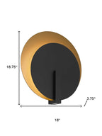 Black LED Dimmable Outdoor Hanging Light