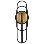 Black LED Dimmable Outdoor Hanging Light