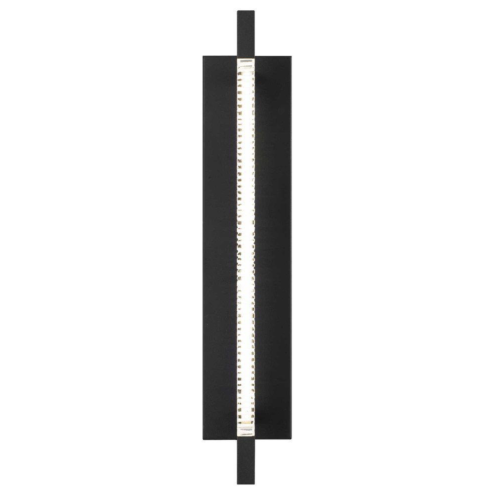 Black Crackled LED Dimmable Outdoor Hanging Light
