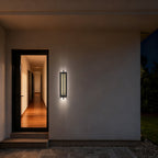 Black LED Dimmable Outdoor Hanging Light