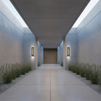 Black LED Dimmable Outdoor Hanging Light