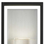 Black LED Dimmable Outdoor Hanging Light