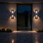 Black LED Dimmable Outdoor Hanging Light