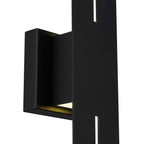 Black LED Dimmable Outdoor Hanging Light