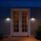 Black LED Dimmable Outdoor Hanging Light