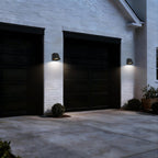 Black LED Dimmable Outdoor Hanging Light
