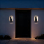 Black LED Dimmable Outdoor Hanging Light