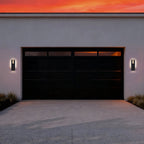 Black LED Dimmable Outdoor Hanging Light