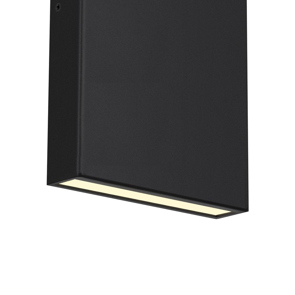 Black LED Dimmable Outdoor Hanging Light