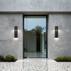 Black LED Dimmable Outdoor Hanging Light