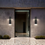 Black LED Dimmable Outdoor Hanging Light