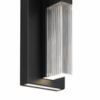 Black LED Dimmable Outdoor Hanging Light
