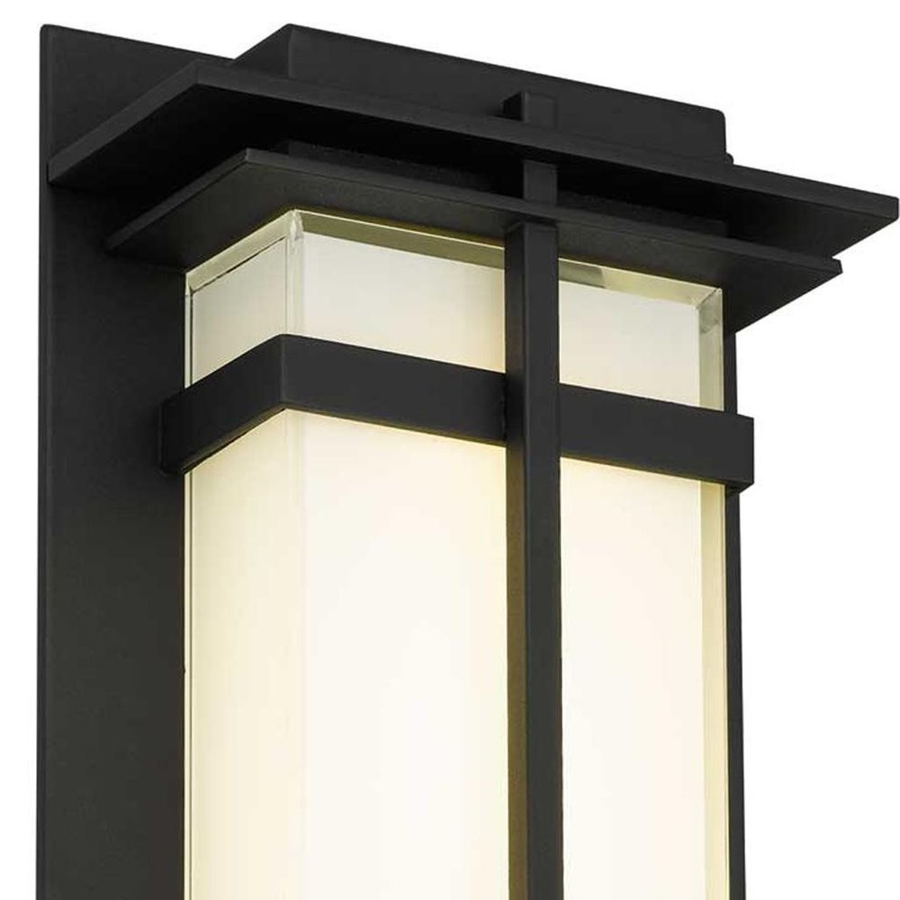 Black Colorful LED Dimmable Outdoor Hanging Light