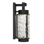 Black Hammered LED Dimmable Outdoor Hanging Light
