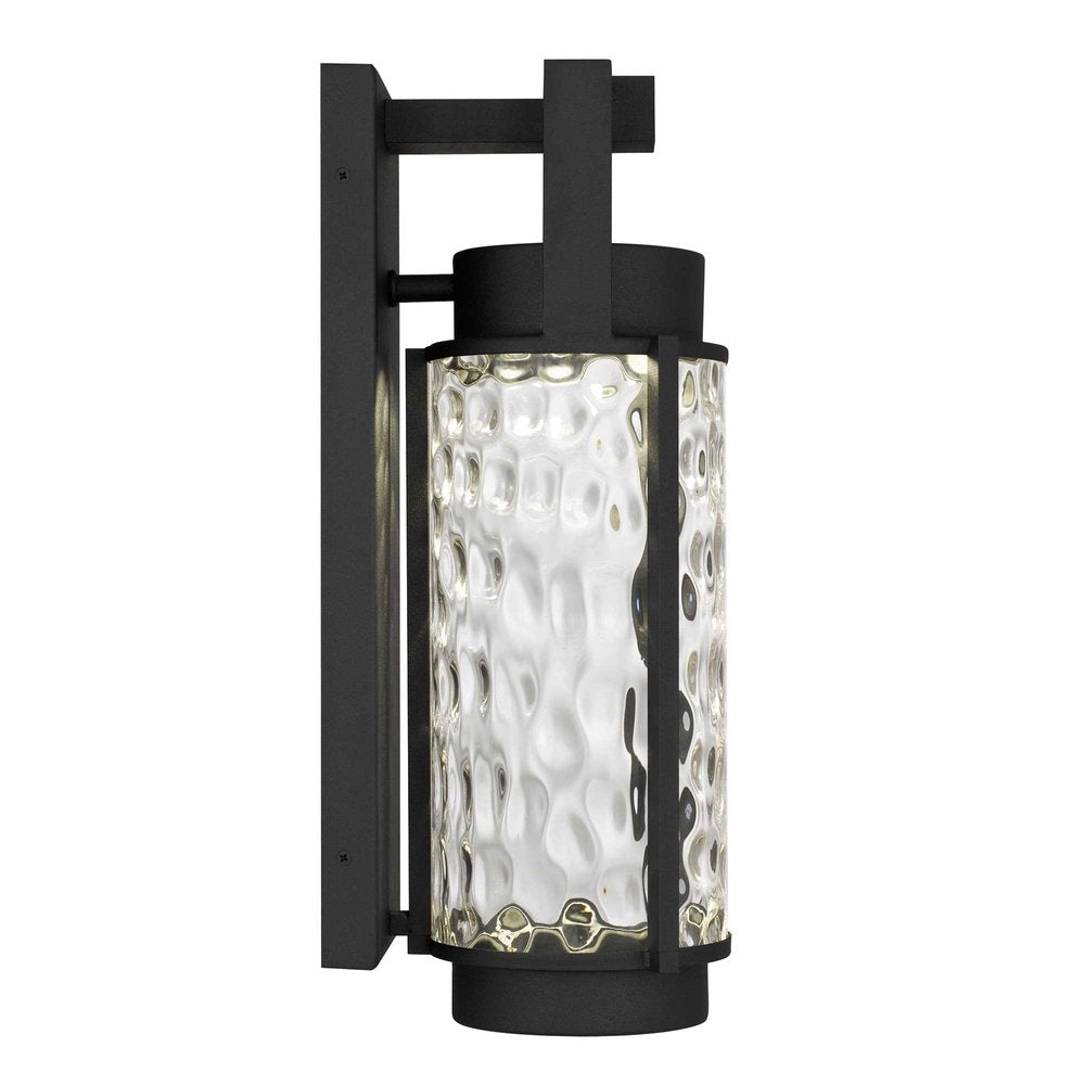 Black Hammered LED Dimmable Outdoor Hanging Light