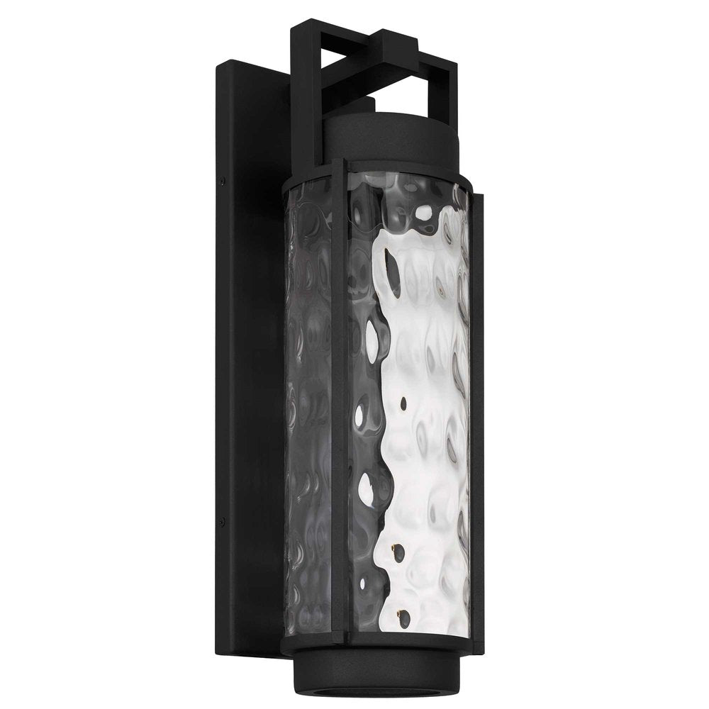 Black Hammered LED Dimmable Outdoor Hanging Light