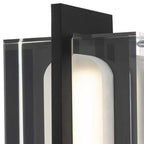 Black LED Dimmable Outdoor Hanging Light