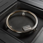 50000 BTU 28" Black Rattan Propane Square Fire Pit With Cover