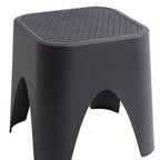15" Plastic Outdoor Footstool Ottoman