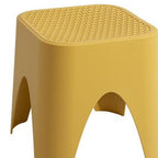 15" Plastic Outdoor Footstool Ottoman