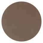 14" Dark Brown Faux Concrete Round Outdoor Side Table