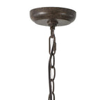 Bronze Transparent Outdoor Hanging Light