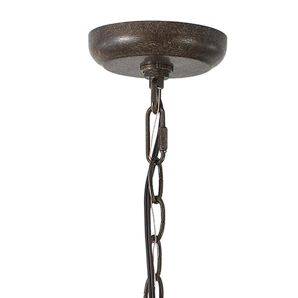 Bronze Transparent Outdoor Hanging Light