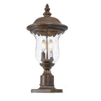 Bronze Transparent Outdoor Hanging Light