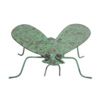 Set of Two Green Iron Garden Art