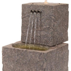 22" Gray Heavy Duty Plastic Garden Art