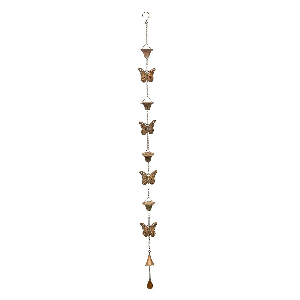3" Copper Iron Rain Chain