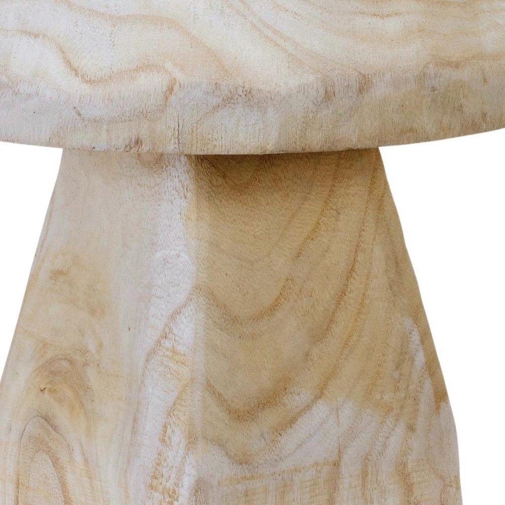 16" Beige Solid and Manufactured Wood Floral Bouquet Garden Accents Accessories