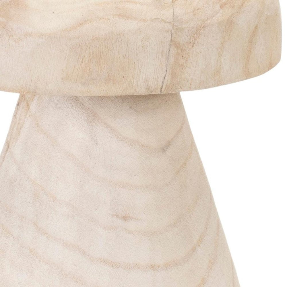 13" Beige Solid and Manufactured Wood Floral Bouquet Garden Accents Accessories