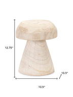 13" Beige Solid and Manufactured Wood Floral Bouquet Garden Accents Accessories