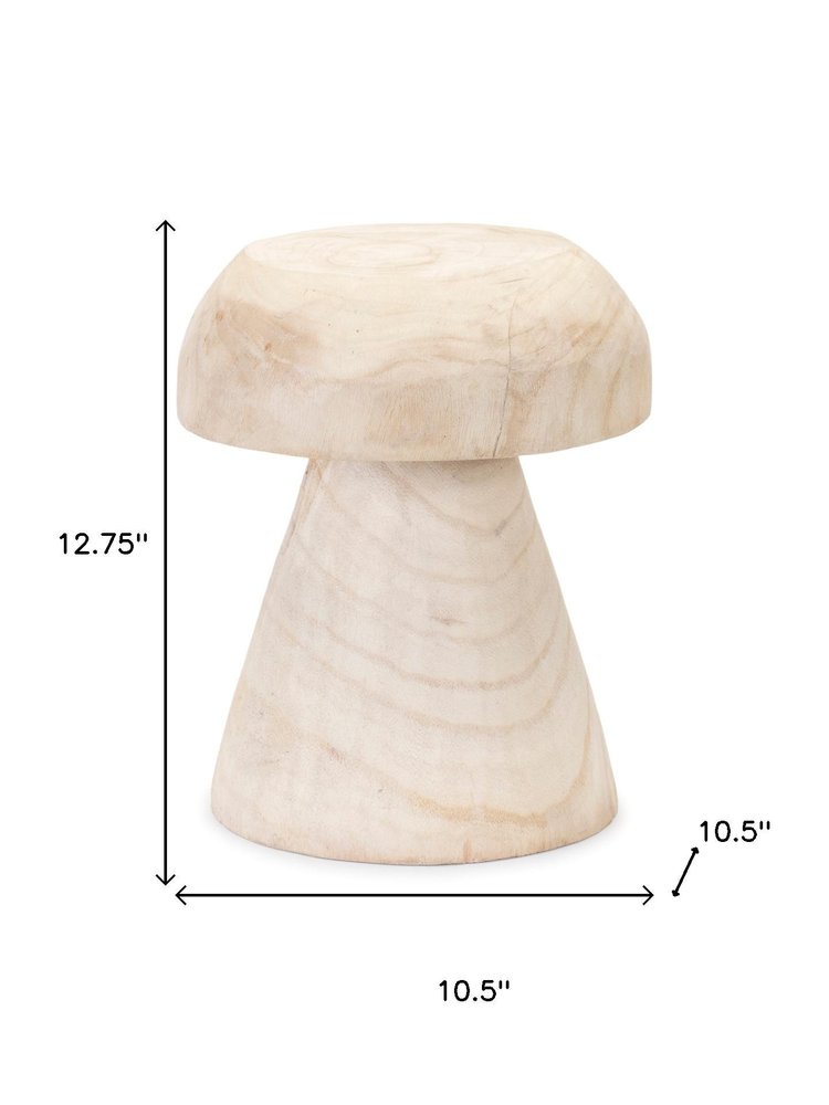 13" Beige Solid and Manufactured Wood Floral Bouquet Garden Accents Accessories