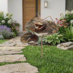 5" Copper Frog Garden Stake