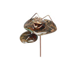 5" Copper Frog Garden Stake
