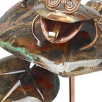 5" Copper Frog Garden Stake