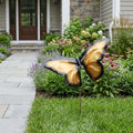 7" Yellow Copper Insect Garden Stake