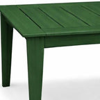 39" Black Heavy Duty Plastic Square Outdoor Dining Table