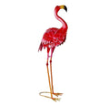 33" Pink Metal Flamingo Garden Accents Accessories