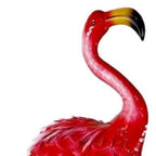 33" Pink Metal Flamingo Garden Accents Accessories