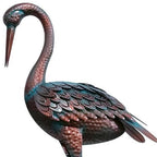 47" Copper And Green Metal Birds Garden Accents Accessories