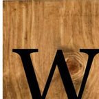 59" Black And Natural Solid Wood Welcome Porch Sign